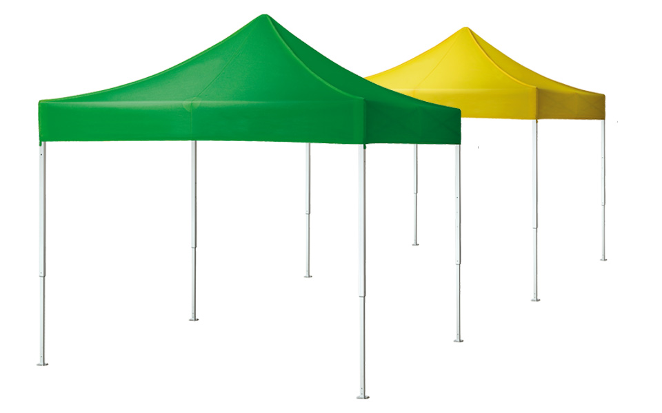 Gazebo pieghevole Qualytent Hobby, tipologia S30, verde, giallo